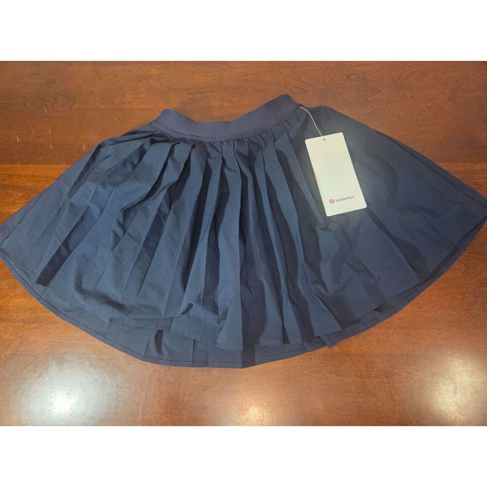 lululemon high rise pleated tennis skirt NWT